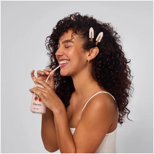 Cherry Print Creaseless Clips 4pc Set