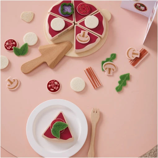 KID’S HUB wooden pizza set