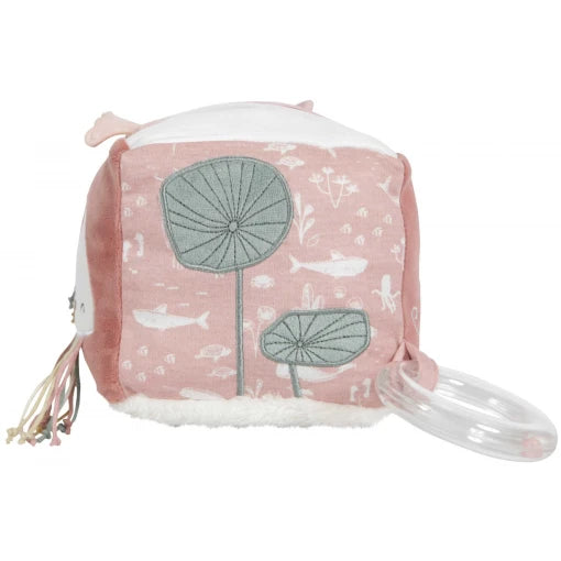 Soft activity cube Ocean Pink