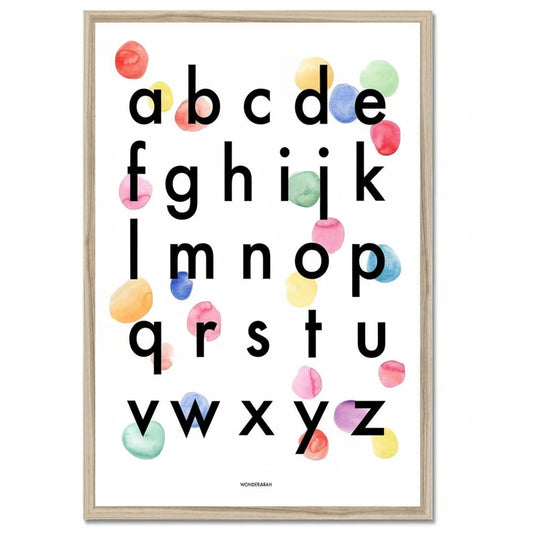 Alphabet Confetti Print – A3