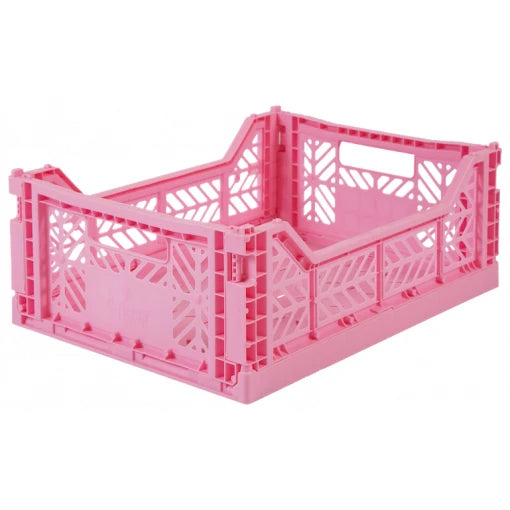 Midi folding Crate – Baby Pink