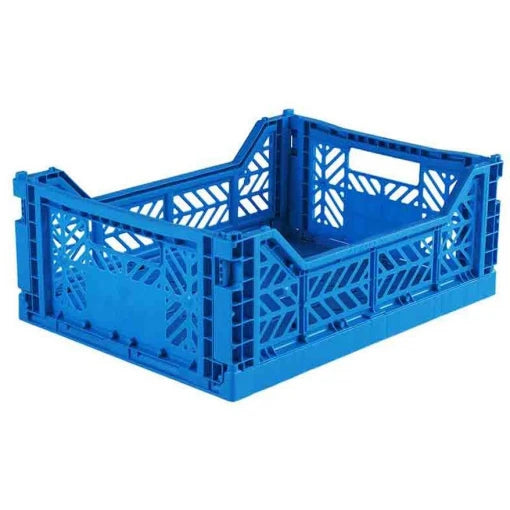 Midi folding Crate – Electric Blue
