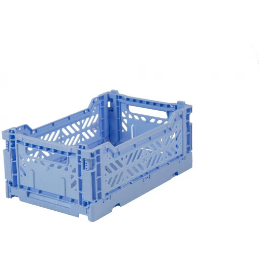 Folding Crate in Baby Blue – Mini