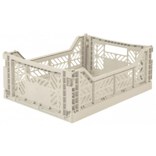Midi folding Crate – coconut milk
