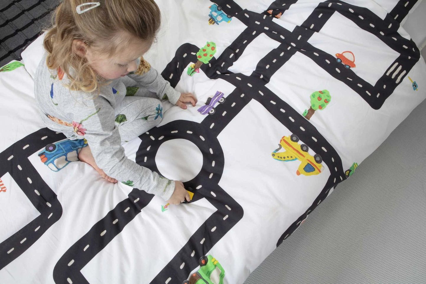 Clay Traffic – Organic Bed Linen Set