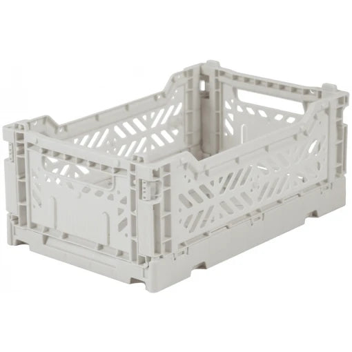 Mini folding Crate – Light Grey