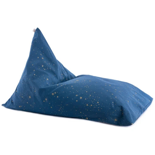 Essaouira kid beanbag • gold stella night blue