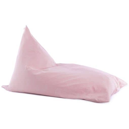Essaouira kid beanbag • white bubble misty pink