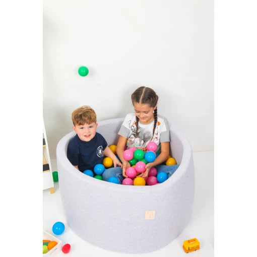 Grey Ball Pit 90×40 | Rainbow