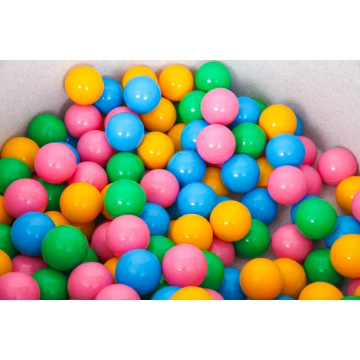 Grey Ball Pit 90×40 | Rainbow