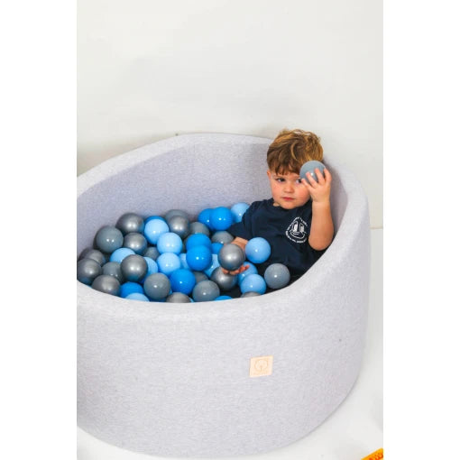 Grey Ball pit 90×40 | Blue/Grey