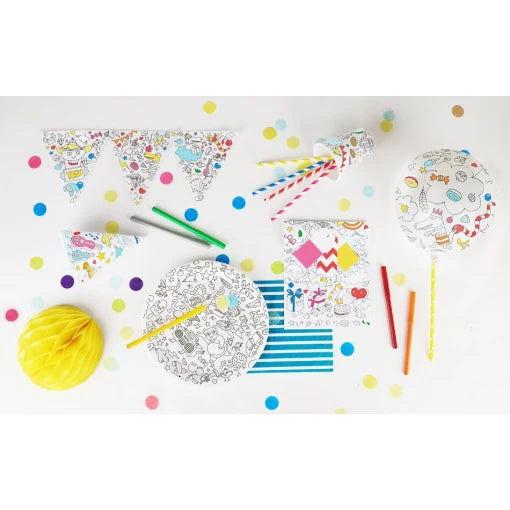 Paper plates – set of 8