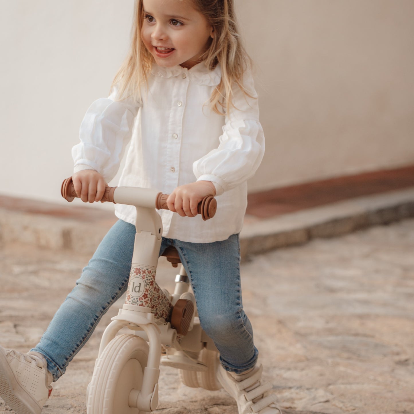 4 in 1 tricycle off white