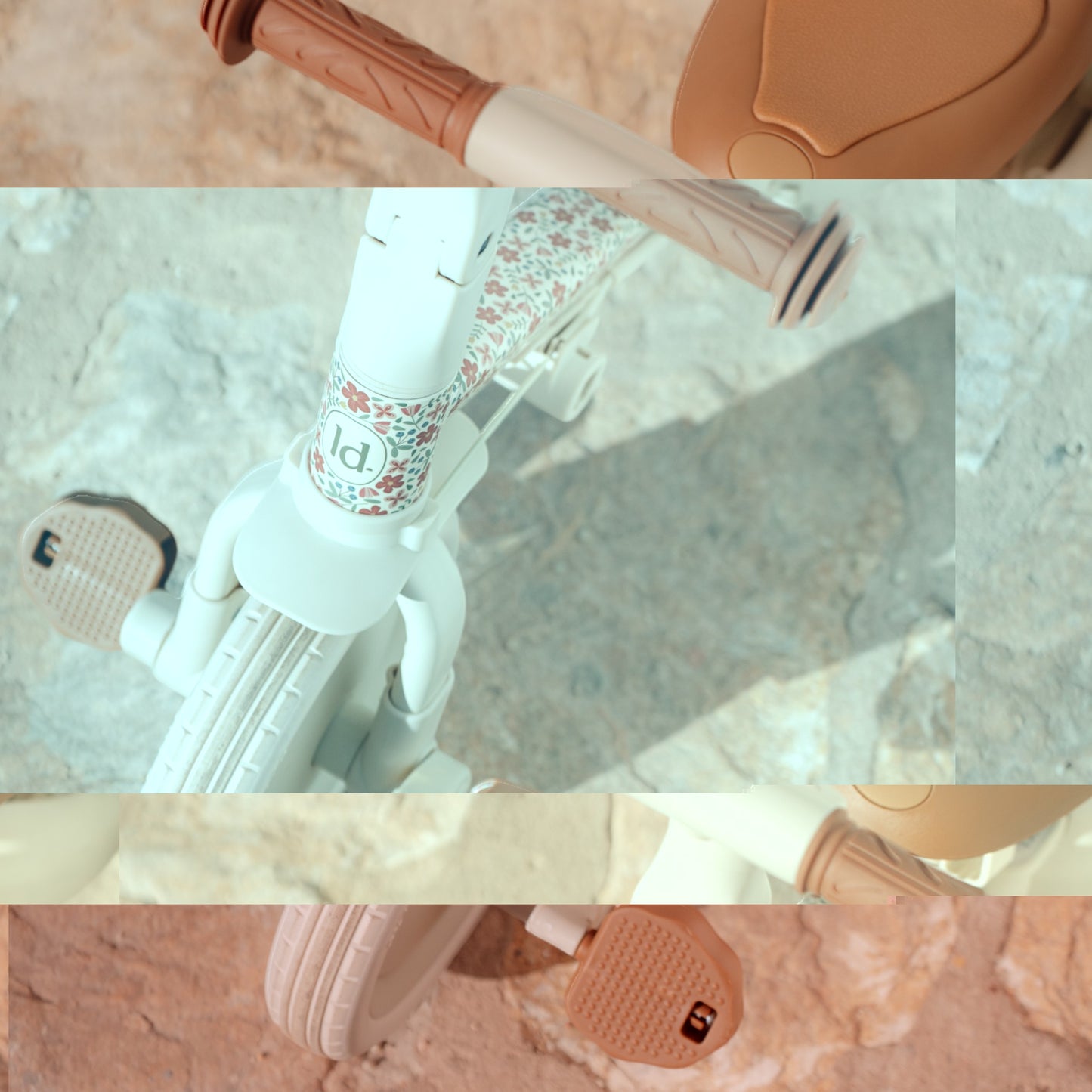 4 in 1 tricycle off white