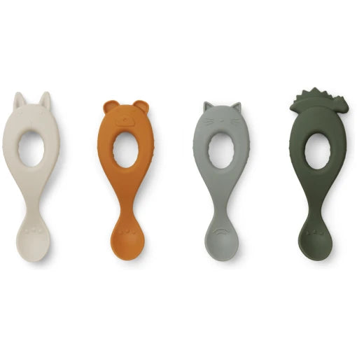 Liva Silcone spoon 4 pack