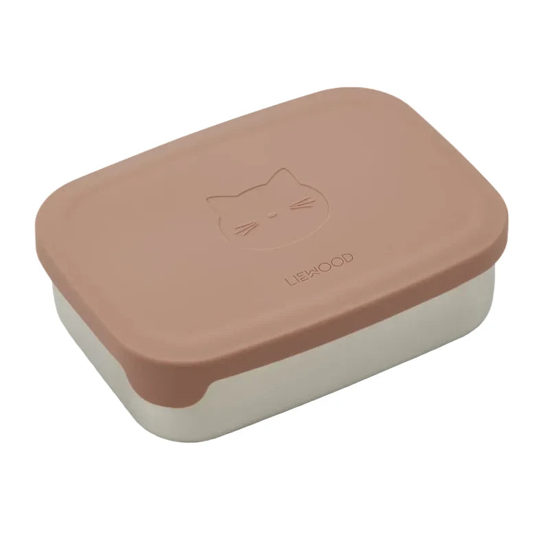 Nina lunchbox – Cat dark Rose