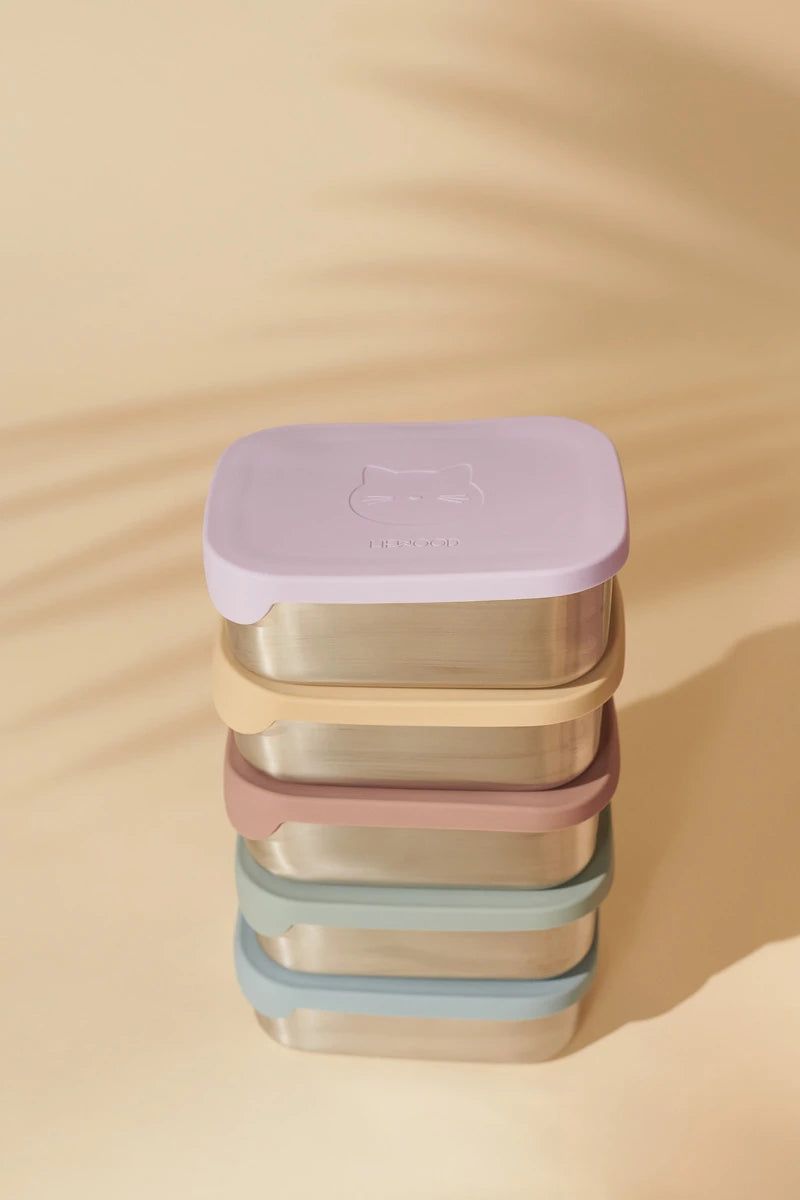 Nina lunchbox – Cat dark Rose