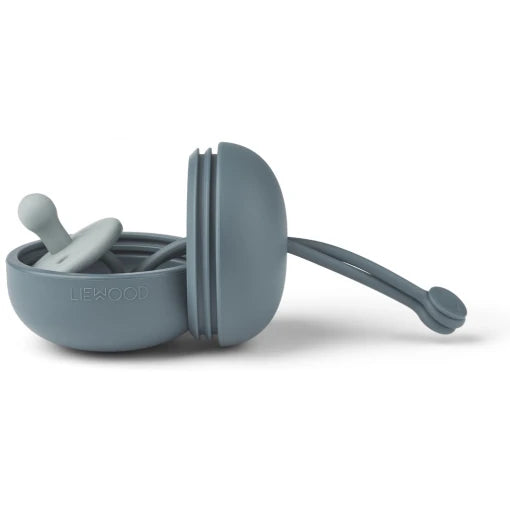 Philip pacifier box – WHALE BLUE