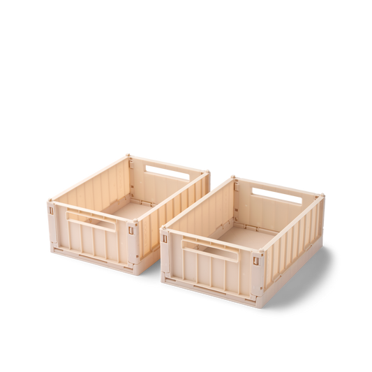 Weston storage box Small 2pk - Apple Blossom Jellyfishkids