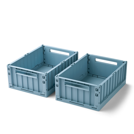 Weston Storage Box Medium 2pk Beach Blue Jellyfishkids