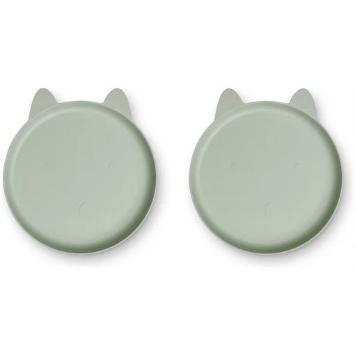 Mae Plate – 2 Pack Rabbit dusty Mint