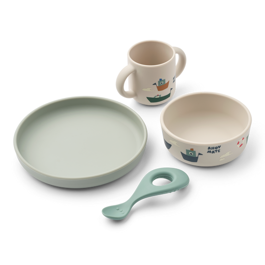 Vivi Tableware set Sailing/Sandy Jellyfishkids