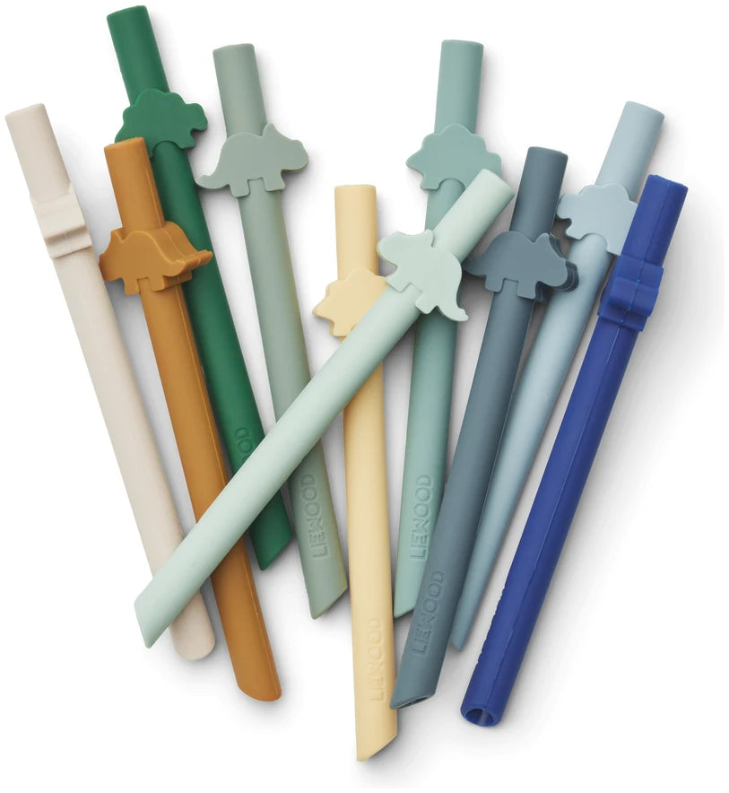 Badu Straws 10 Pack – Surf Blue multi mix