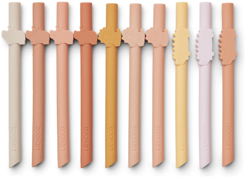 Badu Straws 10 Pack – Rose multi mix