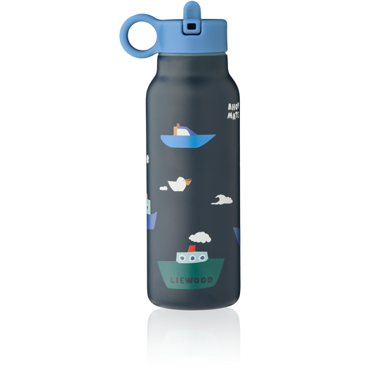 Falk Water bottle 350ml - Sailing/Classic Navy Jellyfishkids