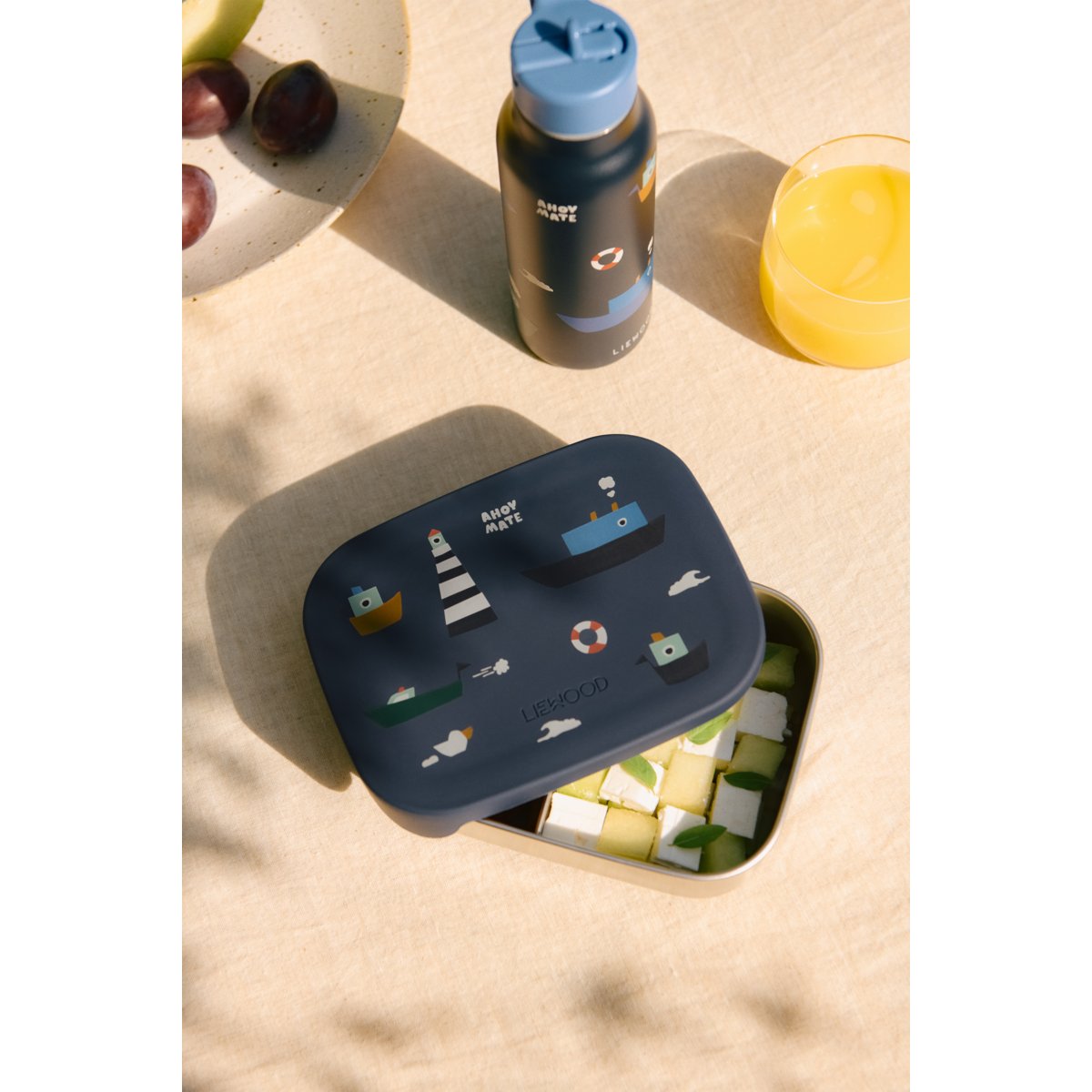 Falk Water bottle 350ml - Sailing/Classic Navy