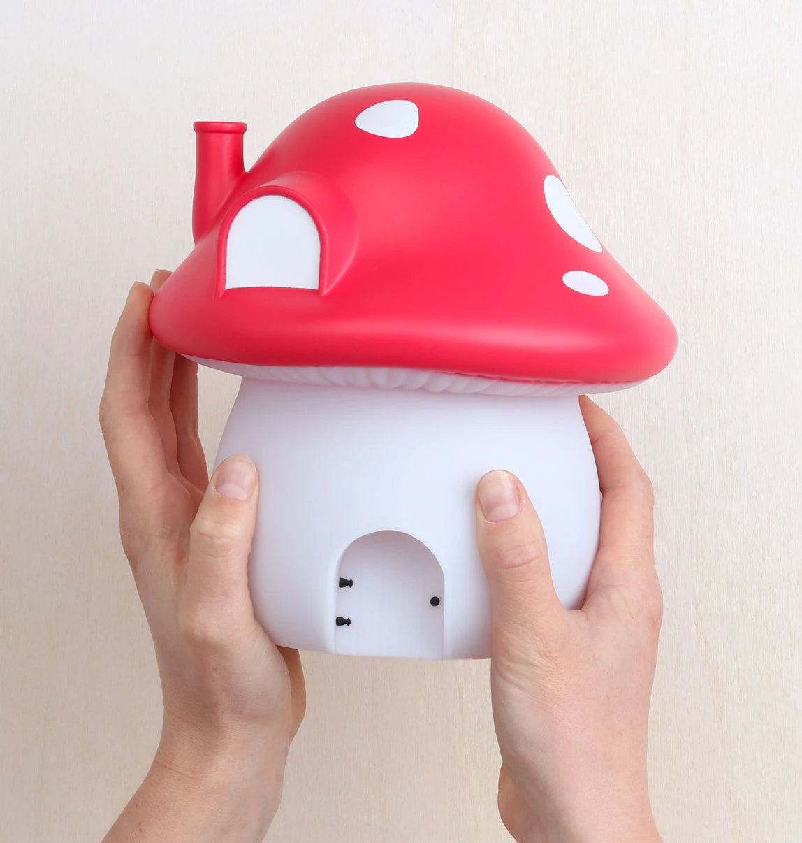 Night light: Mushroom house – forest