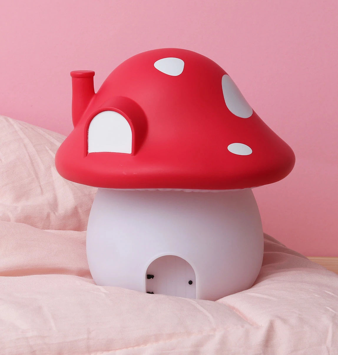 Night light: Mushroom house – forest