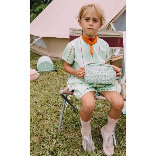 MINI CHARI RATTAN BAG-MINT