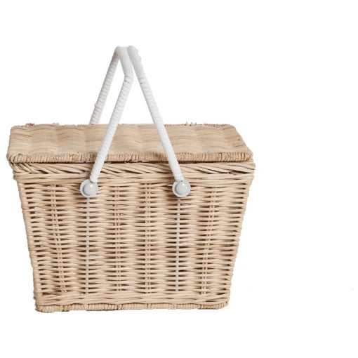 Piki Rattan Basket – Straw