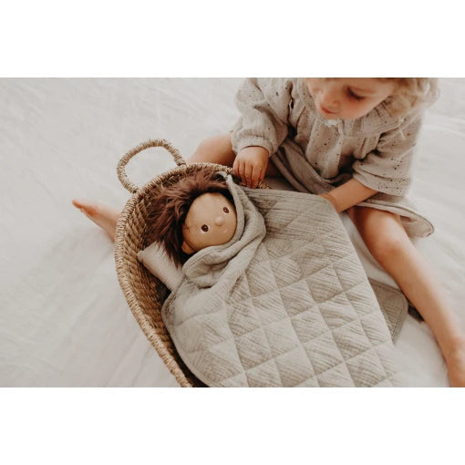 Organic Cotton Strolley Bedding Set – Seafoam