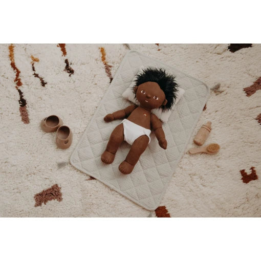 Organic Cotton Strolley Bedding Set – Seafoam