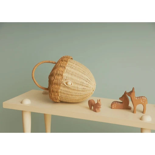 Rattan Acorn bag