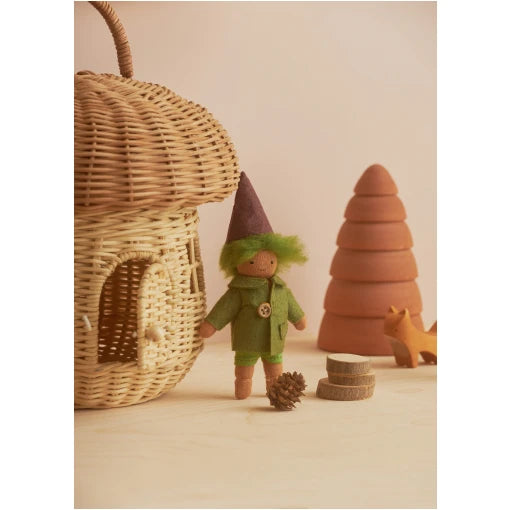 Rattan Mushroom Basket – Natural