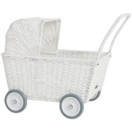 Rattan Strolley – White