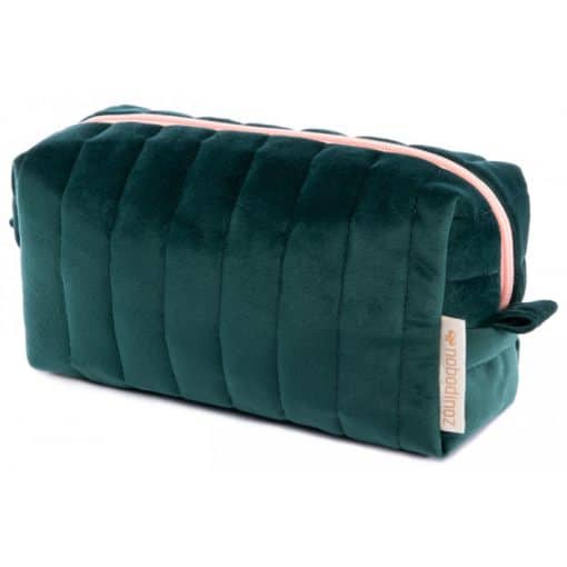 Savanna makeup case • velvet jungle green