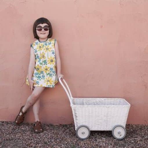 Rattan Strolley – White