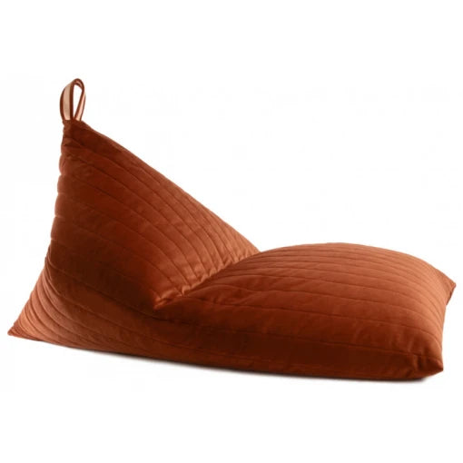 Essaouira beanbag • Velvet Wild Brown