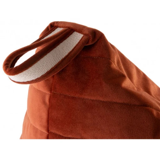 Essaouira beanbag • Velvet Wild Brown