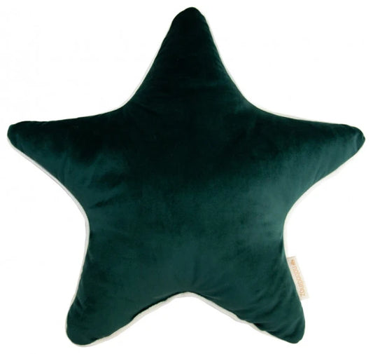 Aristote cushion • velvet jungle green