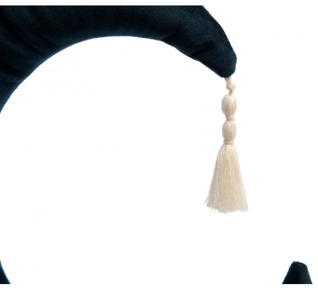 Pierrot cushion • velvet night blue