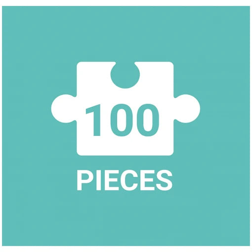 Mudpuppy Construction Foil Puzzle (100 Piece)