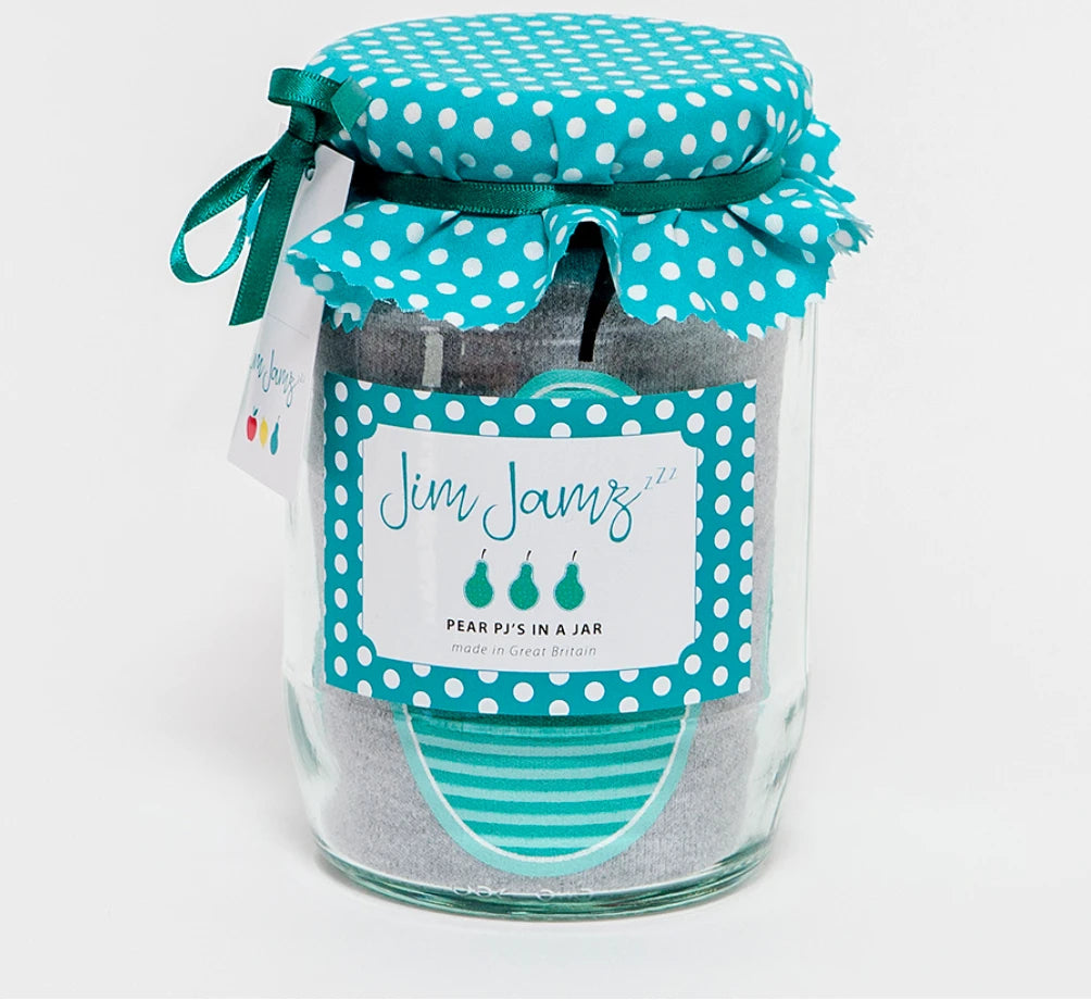 Pear PJ’s In a Jar – Grey