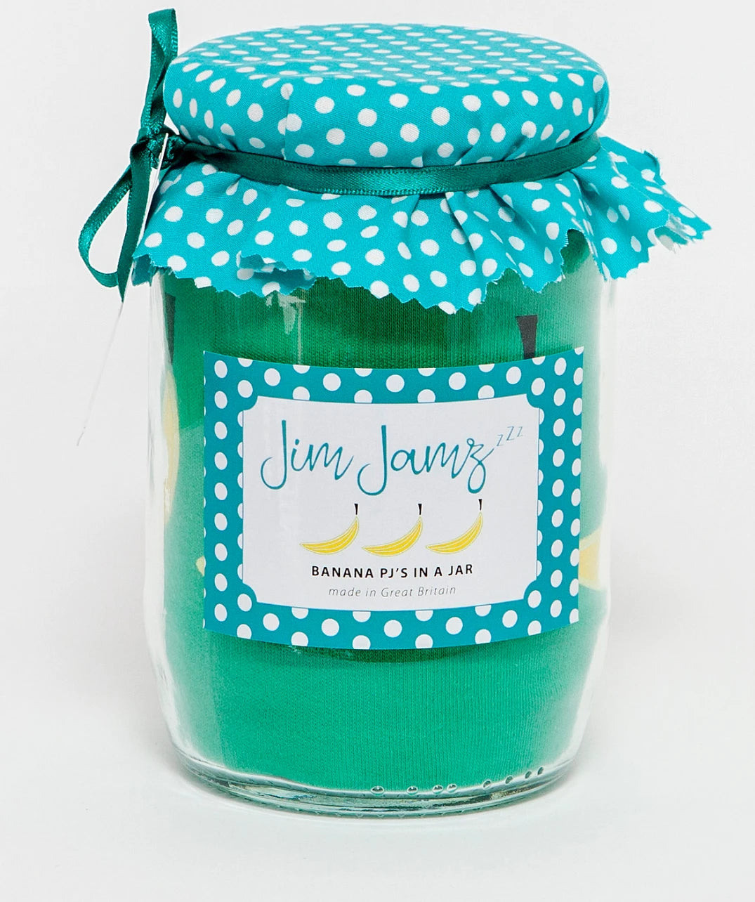 Banana PJ’s In a Jar – Green