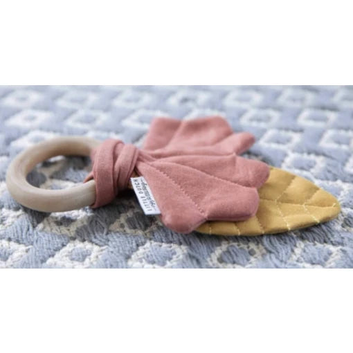 Crinkle Toy Leaves Pure & Nature – dark pink