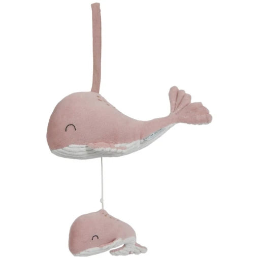Music box Whale Ocean Pink